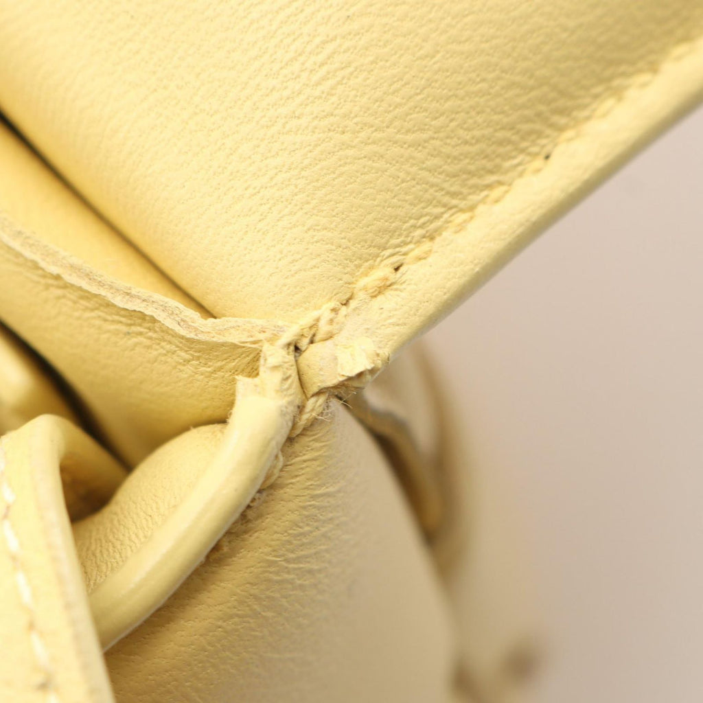 Bottega Veneta Shoulder Bag Padded Cassette Yellow Leather — view 5