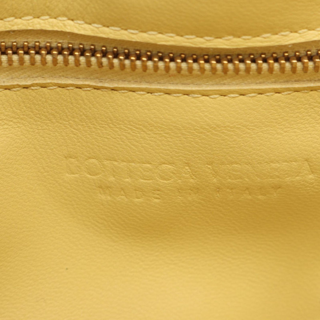 Bottega Veneta Shoulder Bag Padded Cassette Yellow Leather — view 4