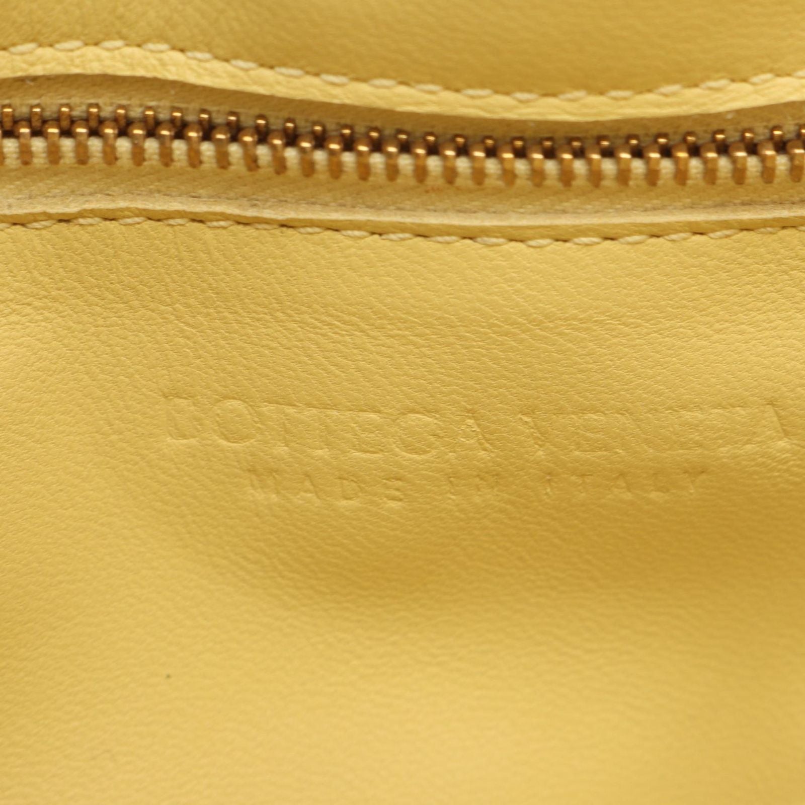 Bottega Veneta Shoulder Bag Padded Cassette Yellow Leather — view 4