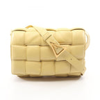 Bottega Veneta Shoulder Bag Padded Cassette Yellow Leather