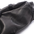Prada Backpack Triangle Logo 2-Way Black Leather — view 5