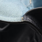Prada Shoulder Bag Caie 2-Way Navy Leather — view 8