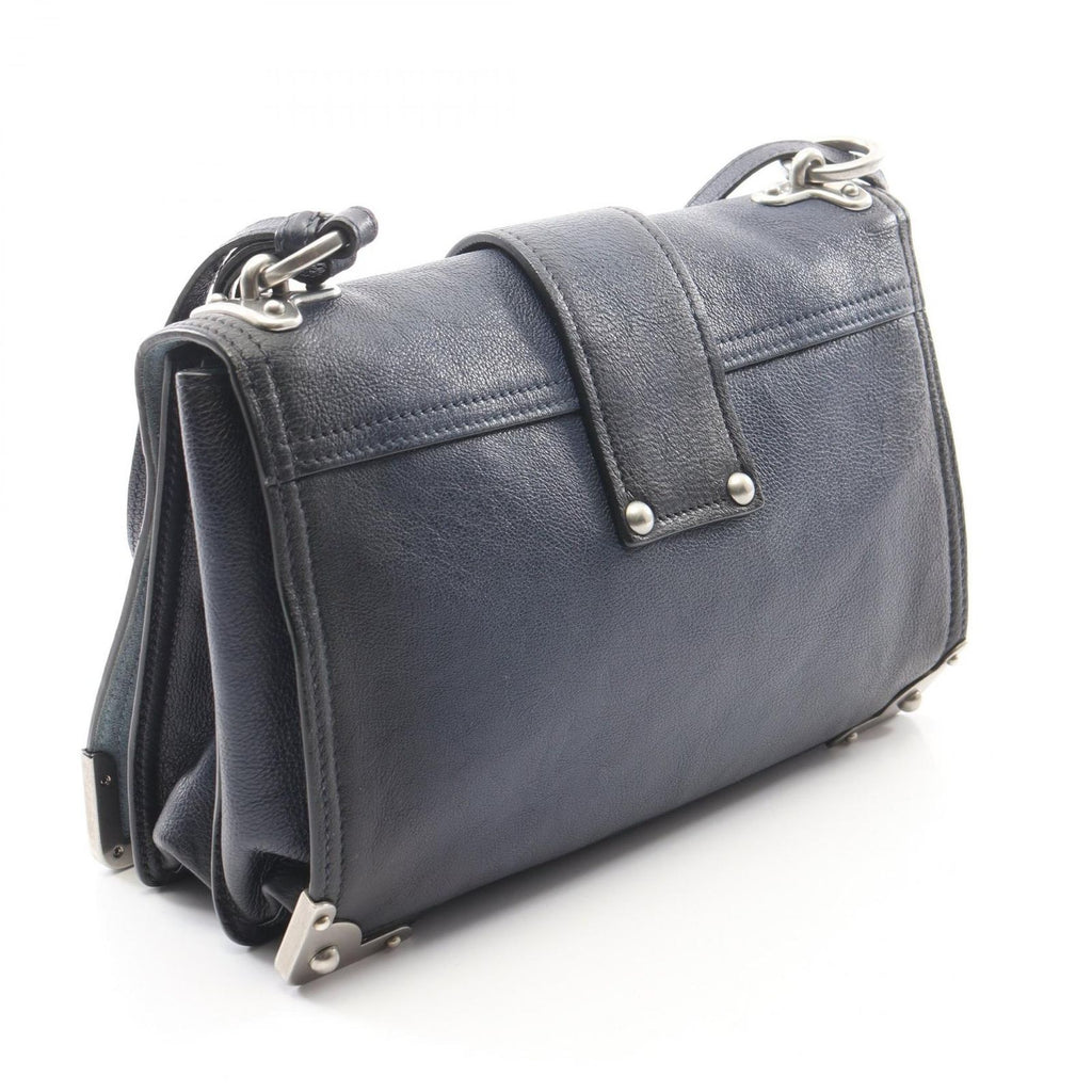 Prada Shoulder Bag Caie 2-Way Navy Leather — view 2