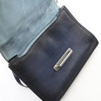 Prada Shoulder Bag Caie 2-Way Navy Leather — view 6