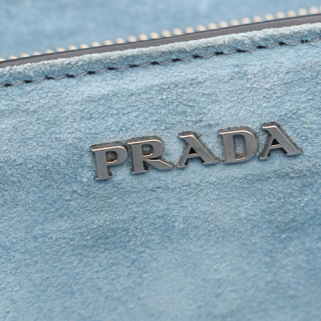 Prada Shoulder Bag Caie 2-Way Navy Leather — view 4