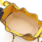 Loewe Handbag Hammock Drawstring Bag Mini Yellow Leather — view 3