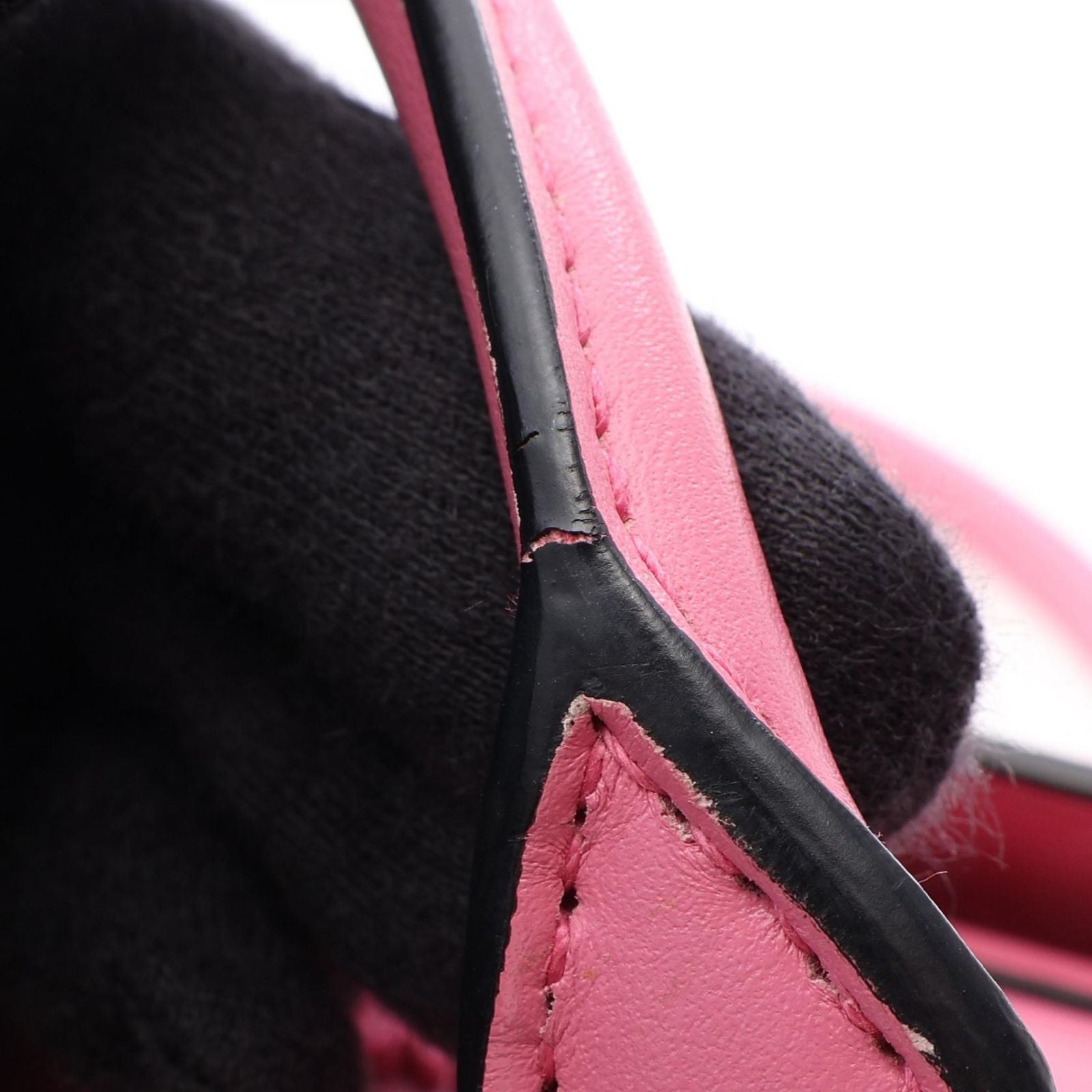 Prada Civil 2-Way Pink Leather Shoulder Bag — view 7