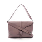 Dior Shoulder Bag Pillow Brown Beige Leather