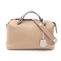 Fendi by the Way Medium 2-Way Beige Brown Leather Handbag