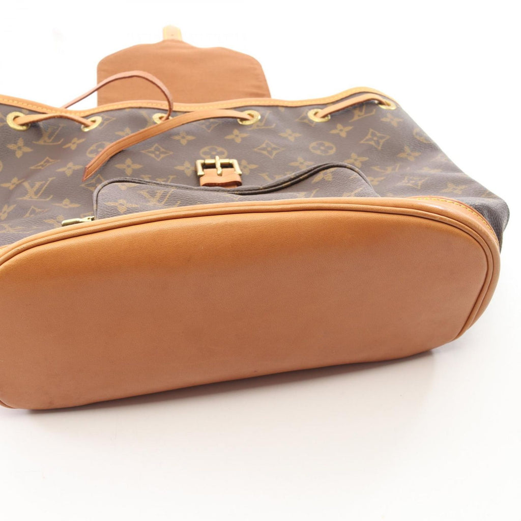 Louis Vuitton Backpack Montsouris MM Monogram Canvas Leather — view 7