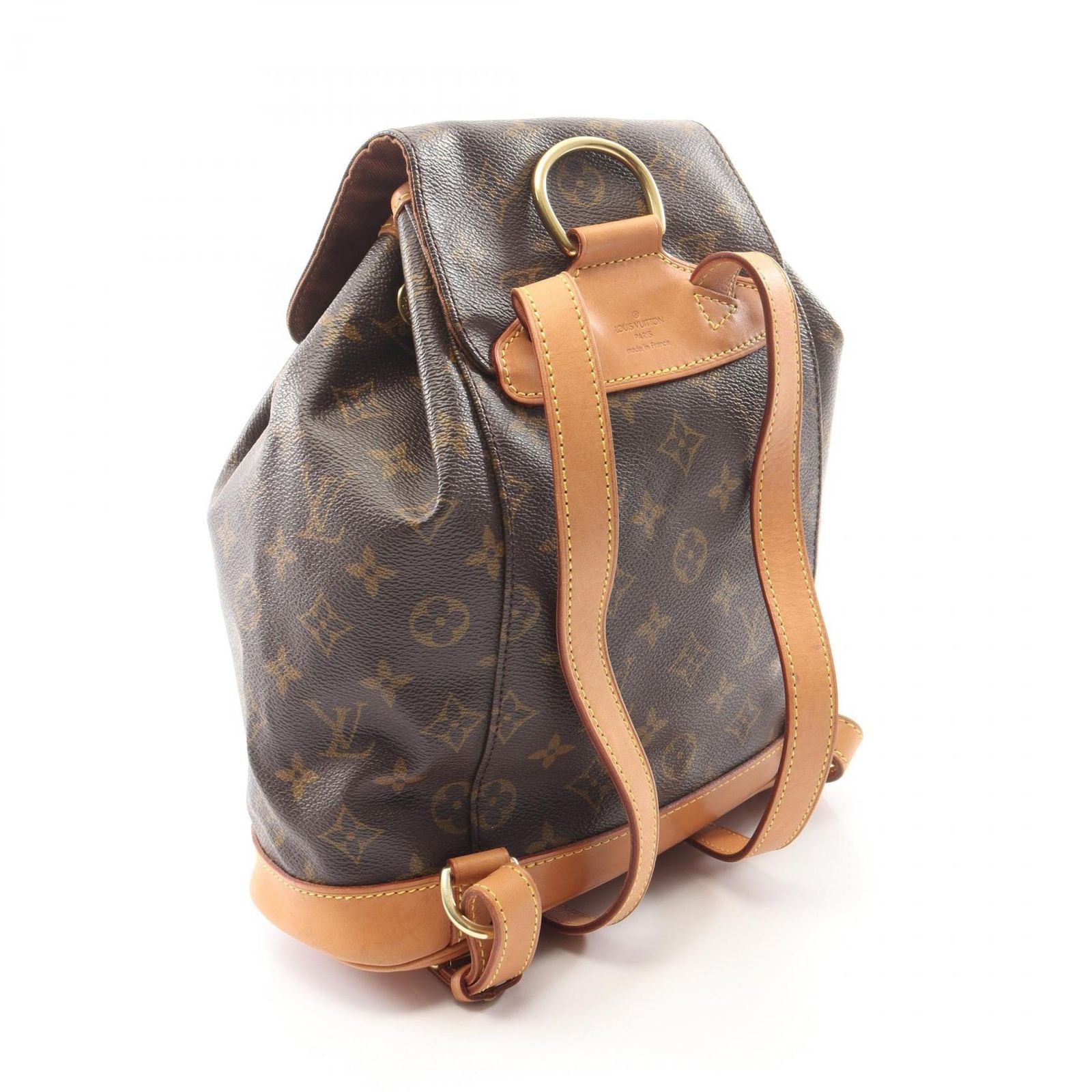 Louis Vuitton Backpack Montsouris MM Monogram Canvas Leather — view 2