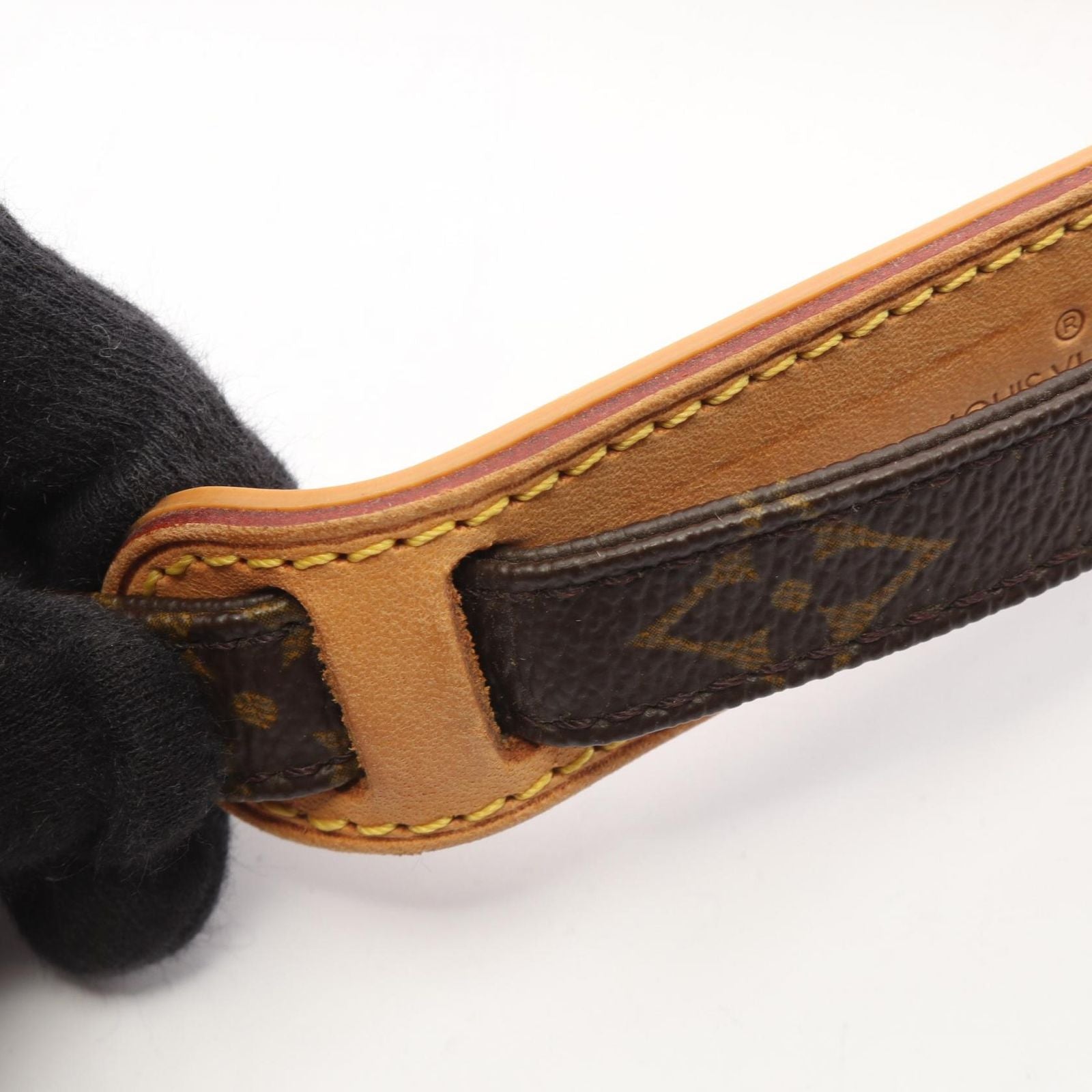 Louis Vuitton Shoulder Bag Amazon Monogram Canvas Leather — view 8
