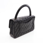 Chanel Handbag Quilted Parent Child Bag Black Lambskin — view 2