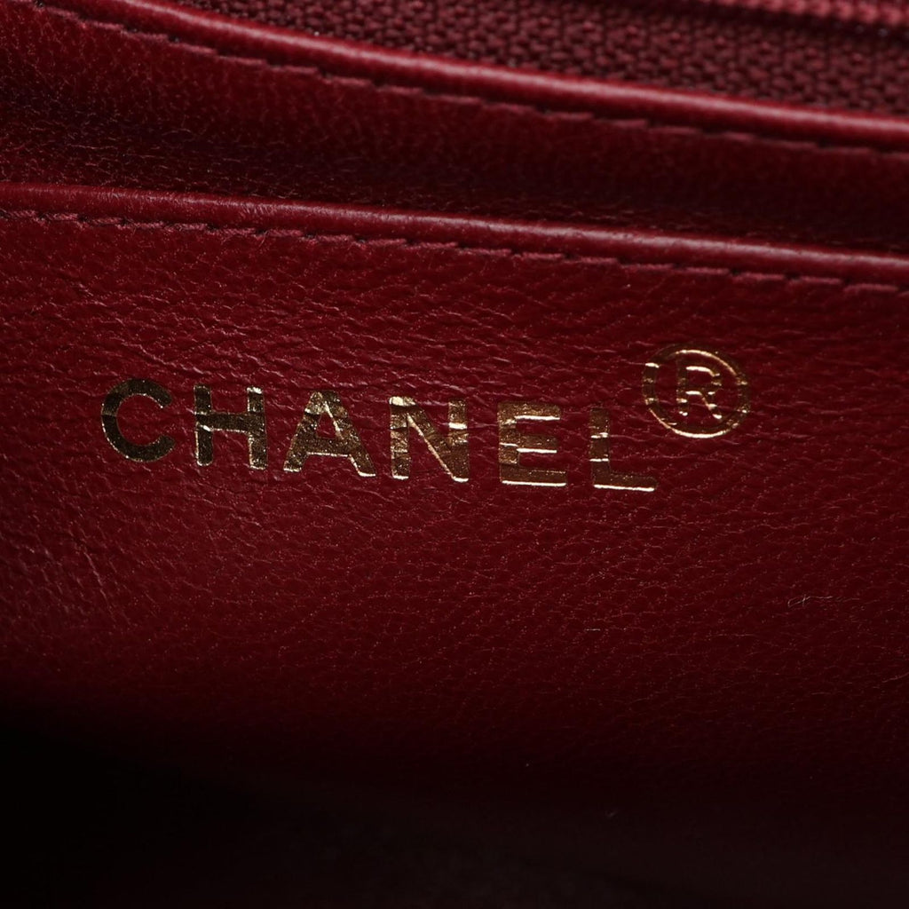 Chanel Handbag Quilted Parent Child Bag Black Lambskin — view 4