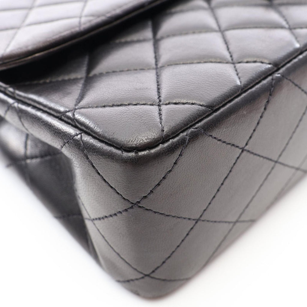 Chanel Handbag Quilted Parent Child Bag Black Lambskin — view 8