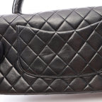 Chanel Handbag Quilted Parent Child Bag Black Lambskin — view 6