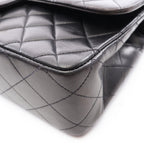 Chanel Handbag Quilted Parent Child Bag Black Lambskin — view 7