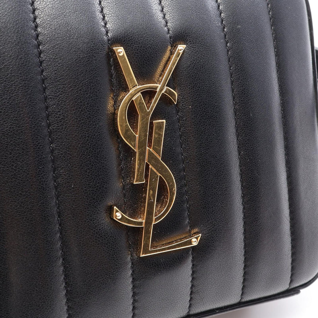 Saint Laurent Paris Waist Bag Vicky Black Leather Monogram — view 7