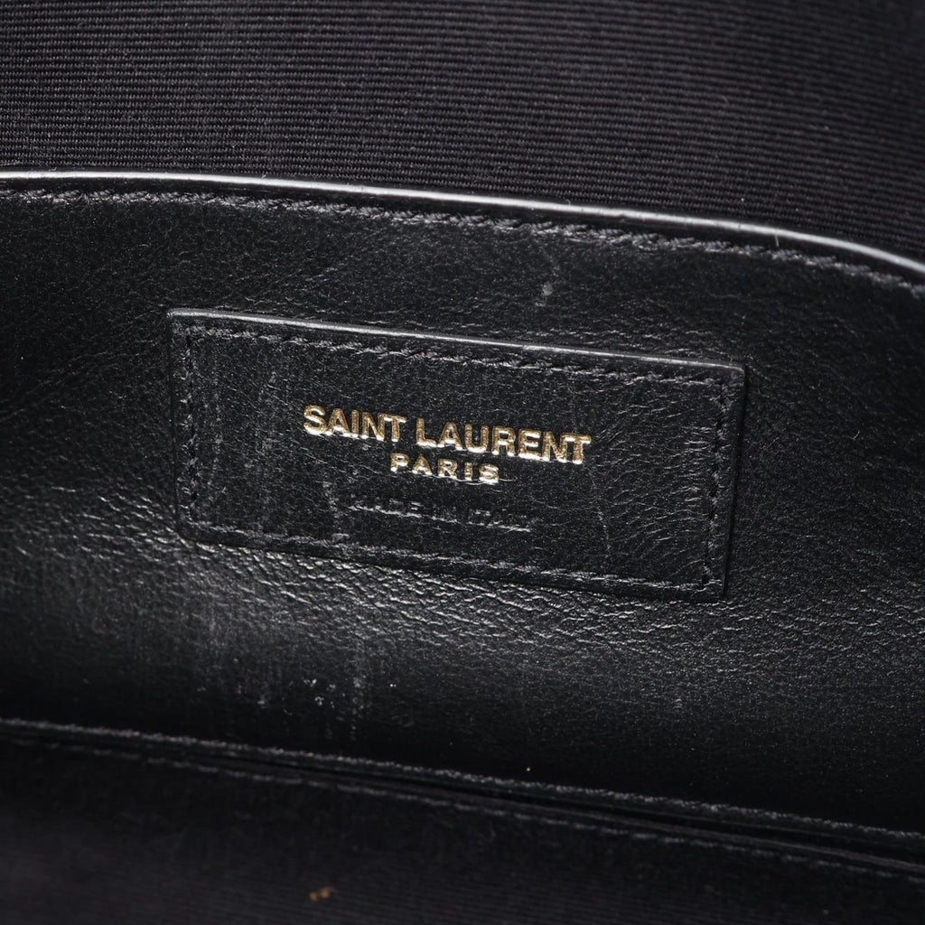 Saint Laurent Paris Waist Bag Vicky Black Leather Monogram — view 4