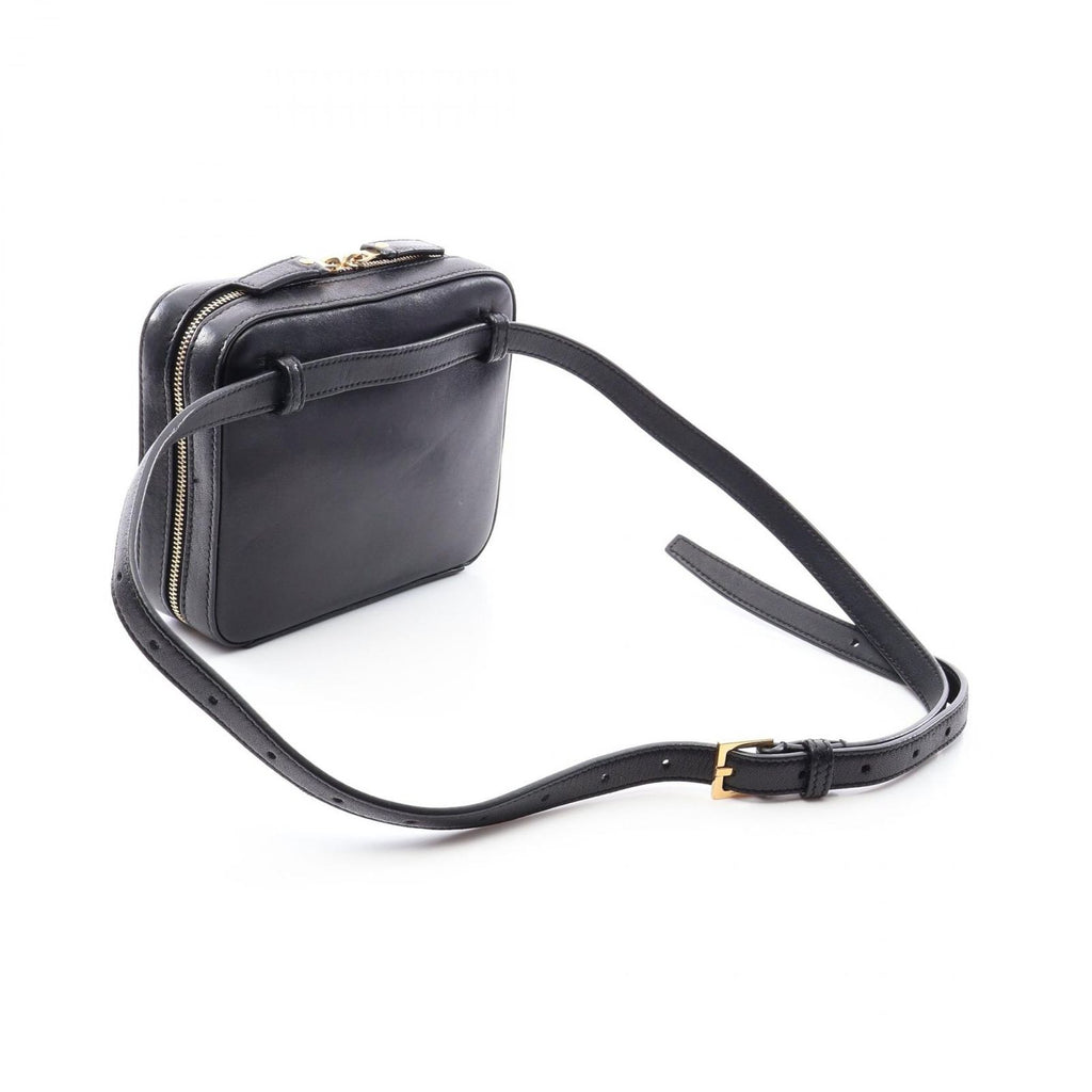 Saint Laurent Paris Waist Bag Vicky Black Leather Monogram — view 2