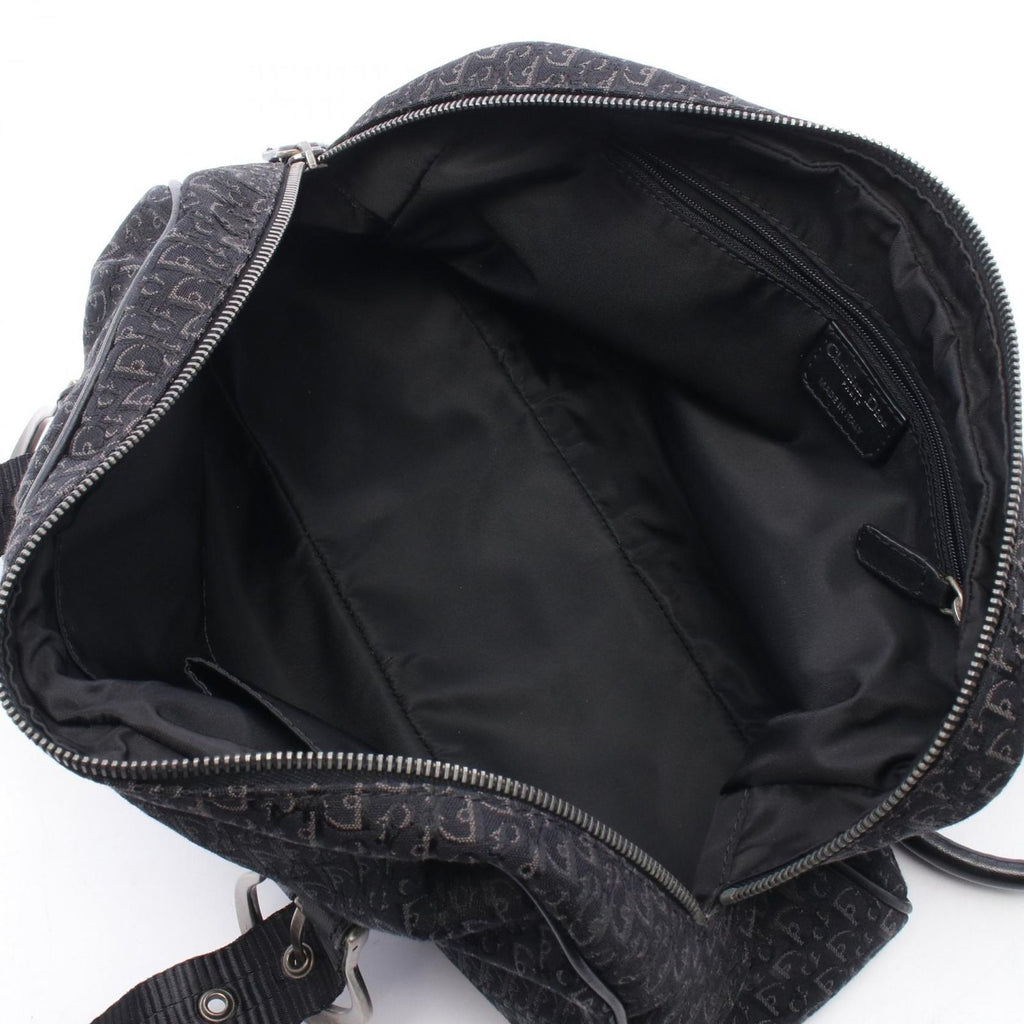 Dior Tote Bag Trotter Black Canvas Leather — view 3