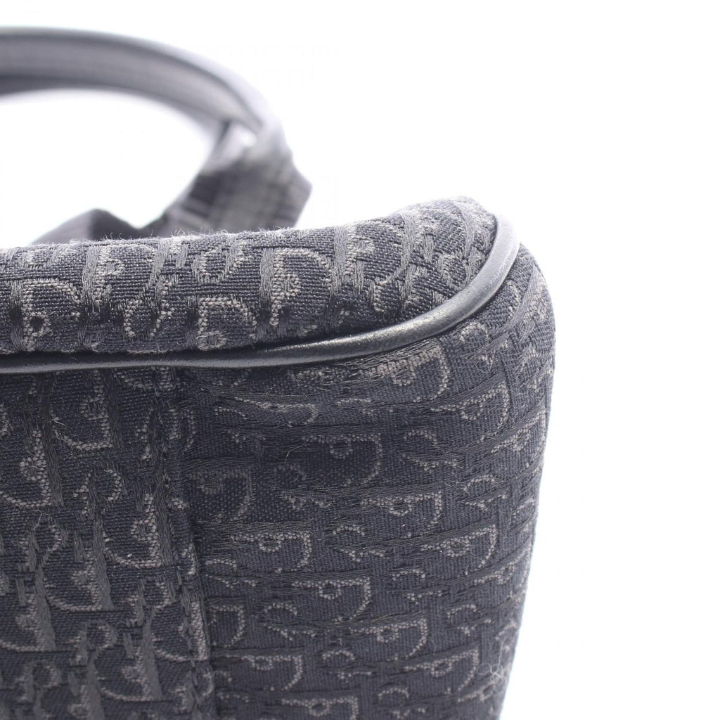 Dior Tote Bag Trotter Black Canvas Leather — view 7