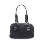 Dior Tote Bag Trotter Black Canvas Leather