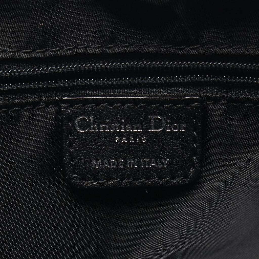 Dior Tote Bag Trotter Black Canvas Leather — view 4