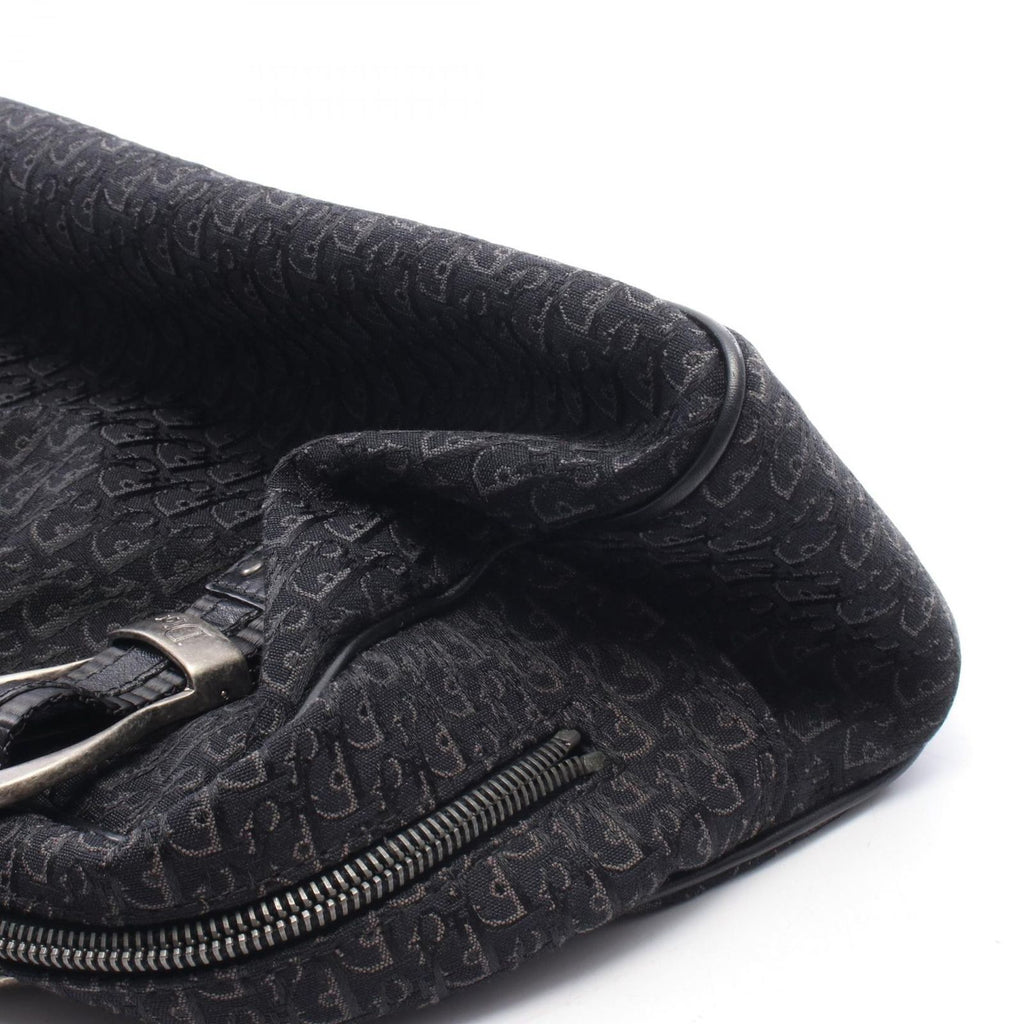 Dior Tote Bag Trotter Black Canvas Leather — view 8