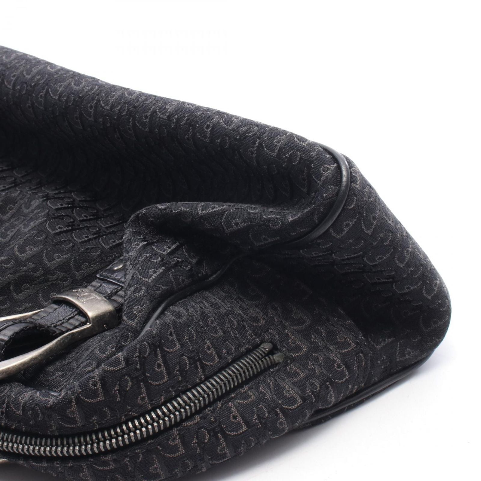Dior Tote Bag Trotter Black Canvas Leather — view 8