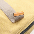 Loewe Tote Bag Eye Nature Eln 2-Way Beige Yellow Gray Canvas Leather — view 6