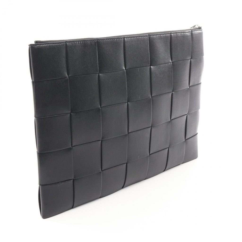 Bottega Veneta Clutch Maxi Intrecciato Leather New — view 2