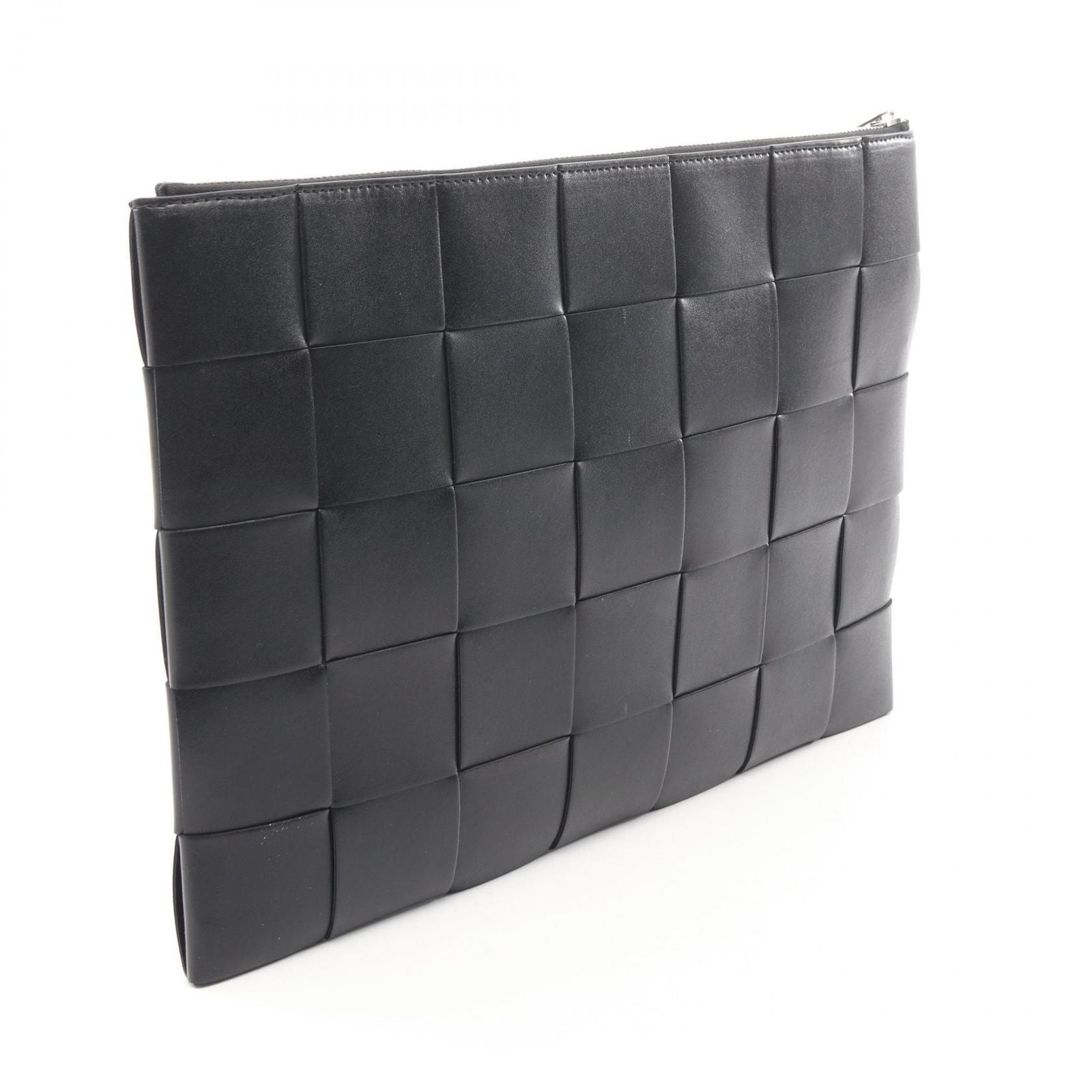 Bottega Veneta Clutch Maxi Intrecciato Leather New — view 2