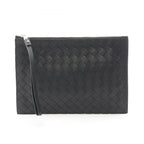 Bottega Veneta Clutch Intrecciato Leather New