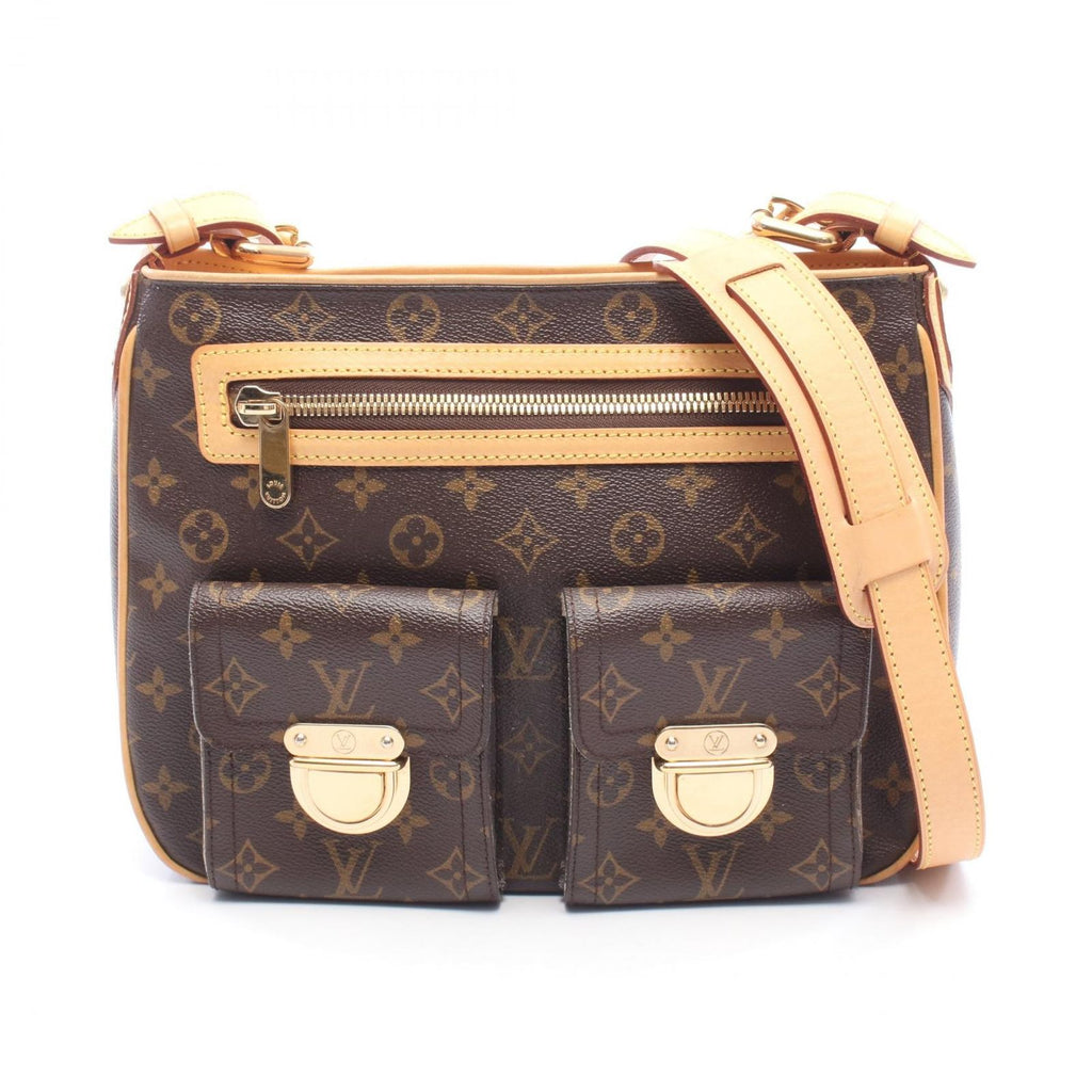 Louis Vuitton Shoulder Bag Hudson GM Monogram Canvas Leather