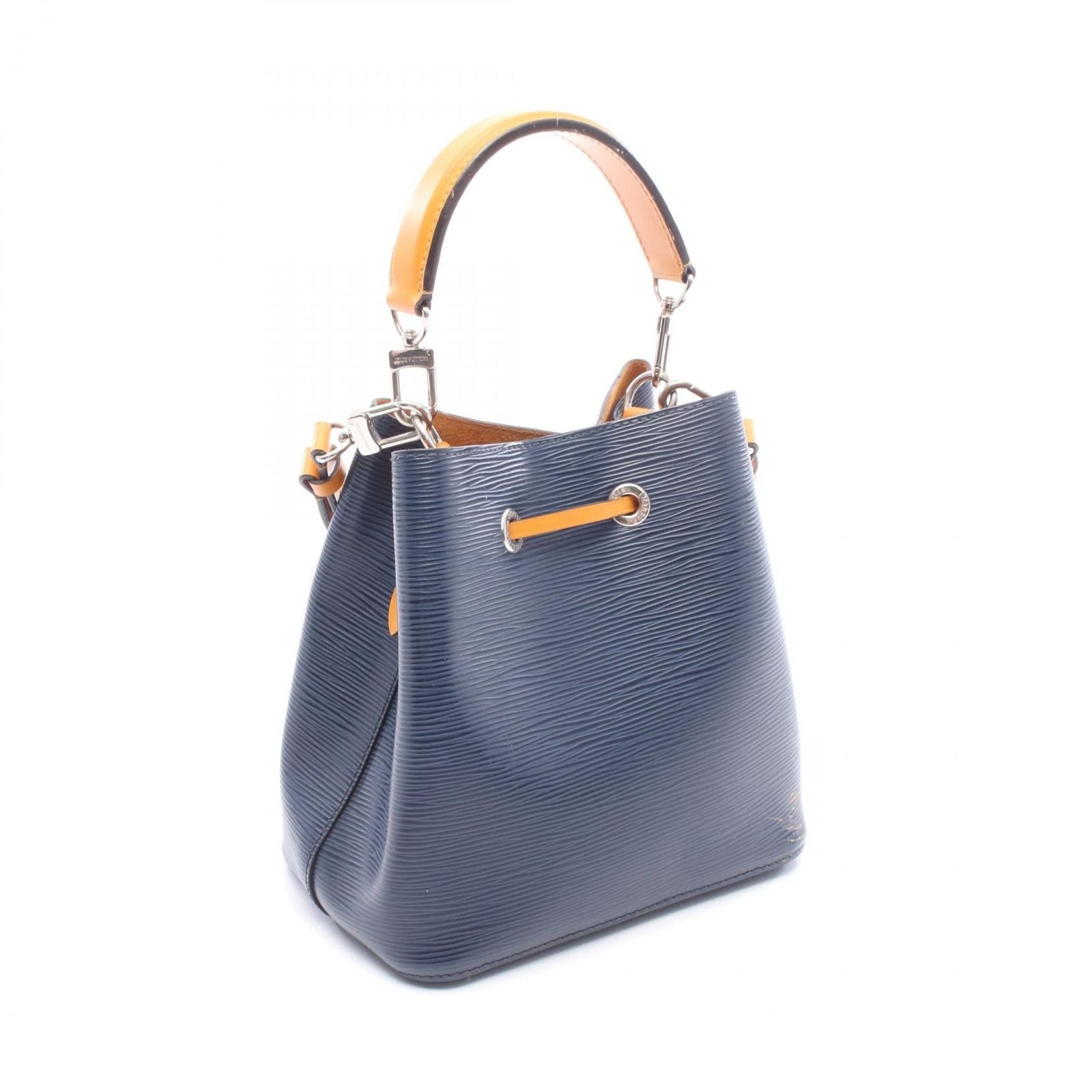 Louis Vuitton Handbag Neo Noe BB Epi Indigo Saffron 2-Way Indigo Leather Bucket — view 2