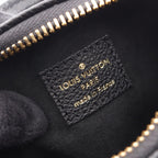Louis Vuitton Nano Speedy 2-Way Black Beige Leather Handbag — view 4