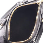 Louis Vuitton Nano Speedy 2-Way Black Beige Leather Handbag — view 3