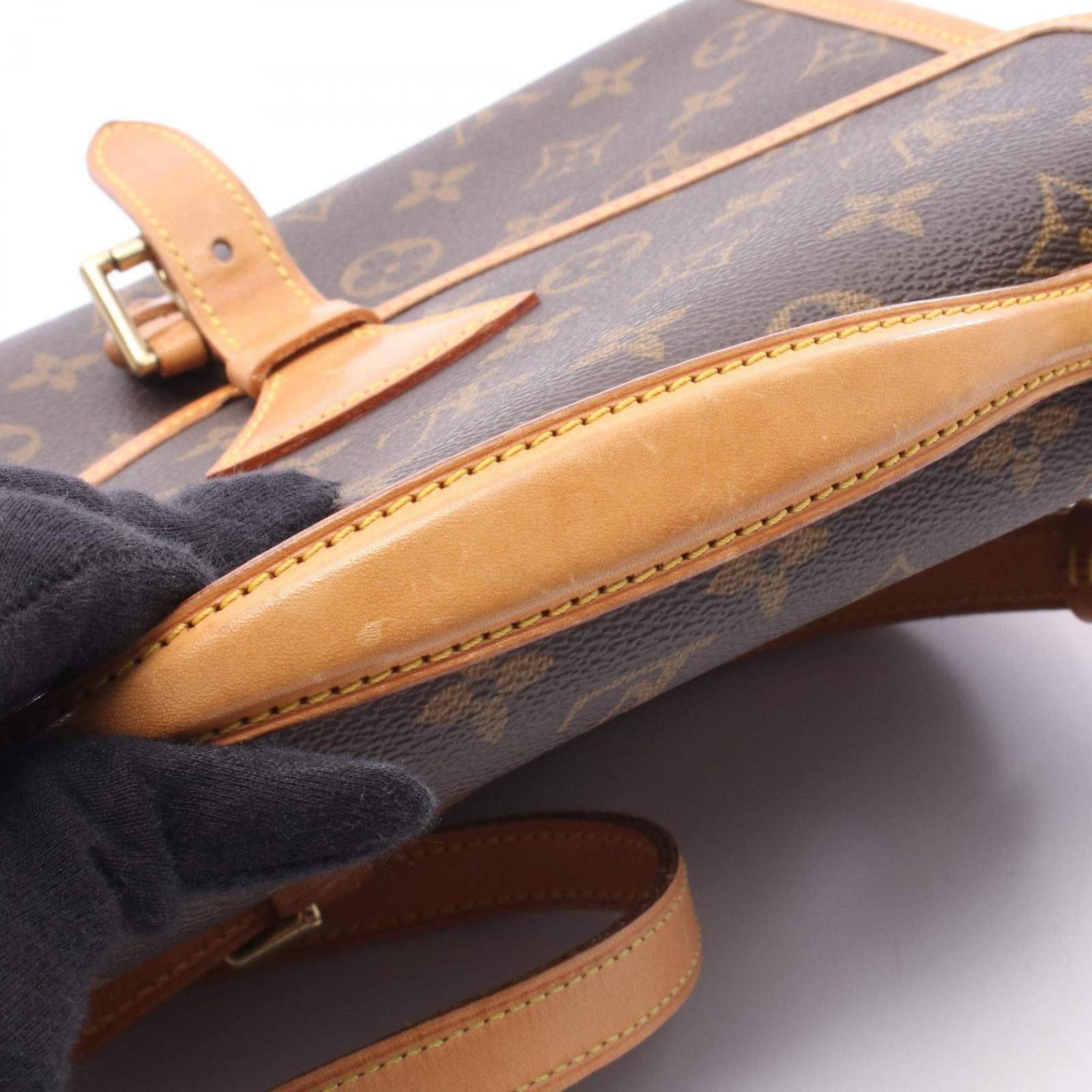 Louis Vuitton Bel Air Monogram 2-Way Canvas Leather Handbag — view 8