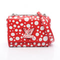 Louis Vuitton Shoulder Bag LV YK Twist MM Rouge Leather LV