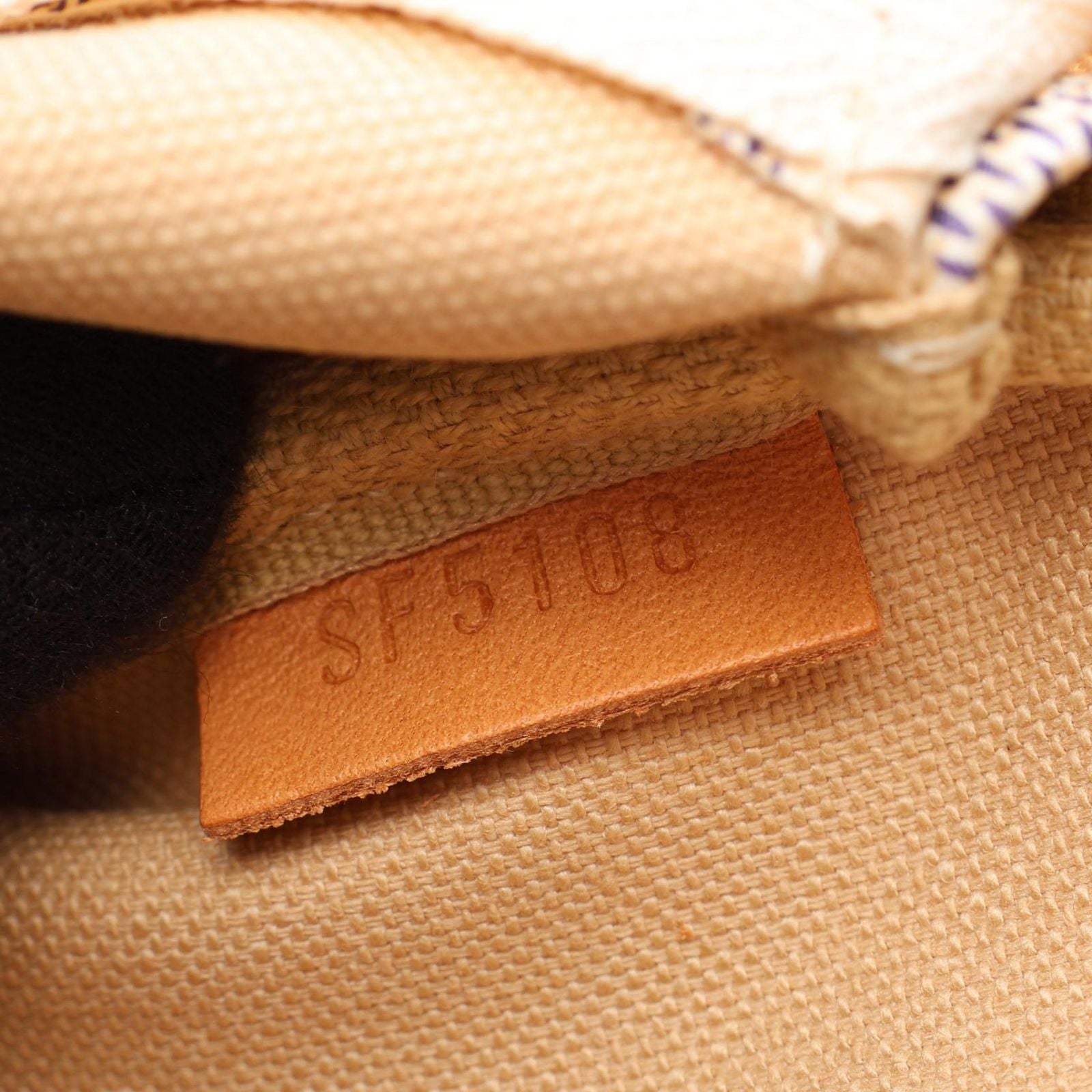 Louis Vuitton Handbag Mini Pochette Accessory Soir Canvas Leather Pouch — view 5