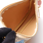 Louis Vuitton Handbag Mini Pochette Accessory Soir Canvas Leather Pouch — view 3