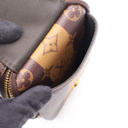 Louis Vuitton Shoulder Bag Double Phone Pouch Monogram Stripe Canvas Leather LV — view 5