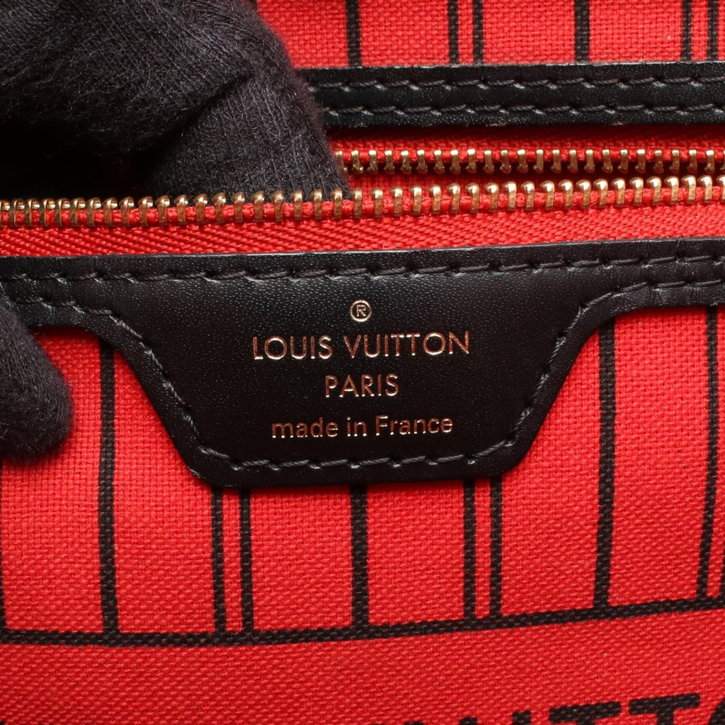 Louis Vuitton Tote Bag Neverfull MM My LV World Tour Canvas Leather — view 4