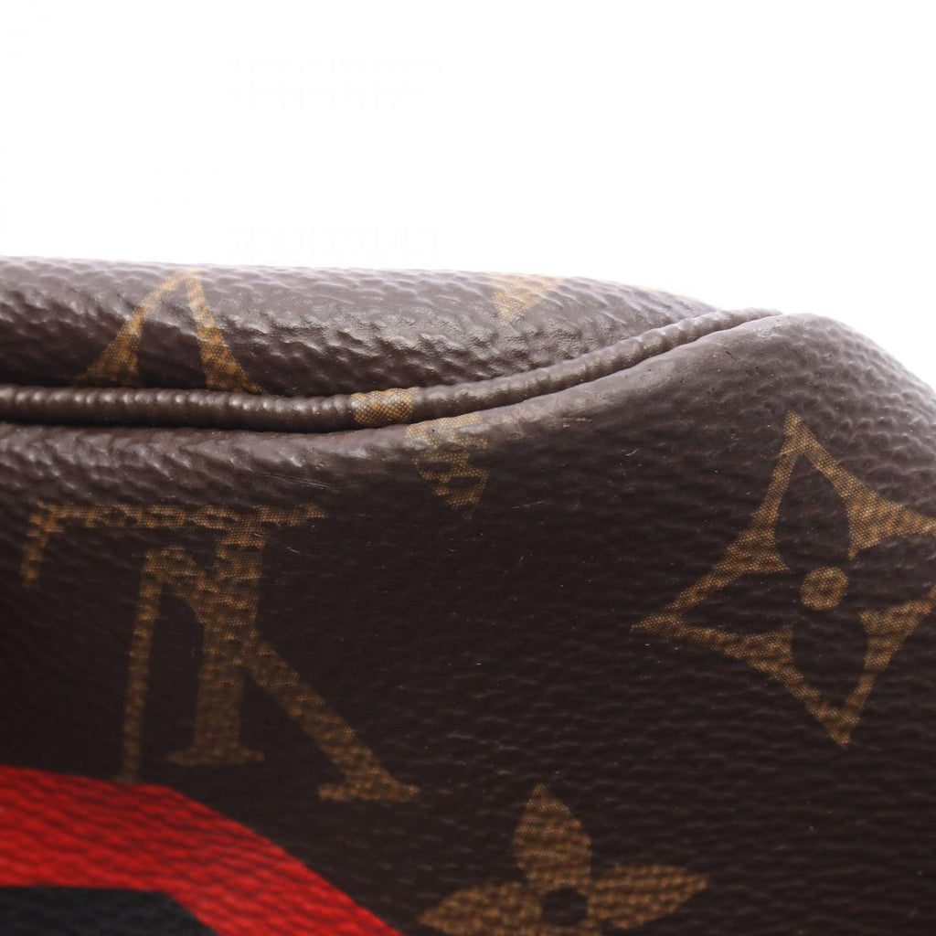 Louis Vuitton Tote Bag Neverfull MM My LV World Tour Canvas Leather — view 6