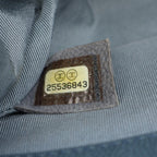 Chanel Shoulder Bag Boy Small Blue Gray Caviar Leather Chain — view 5