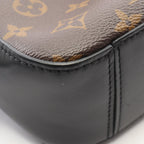 Louis Vuitton Shoulder Bag Saintonge Monogram Noir 2-Way Canvas Leather — view 8
