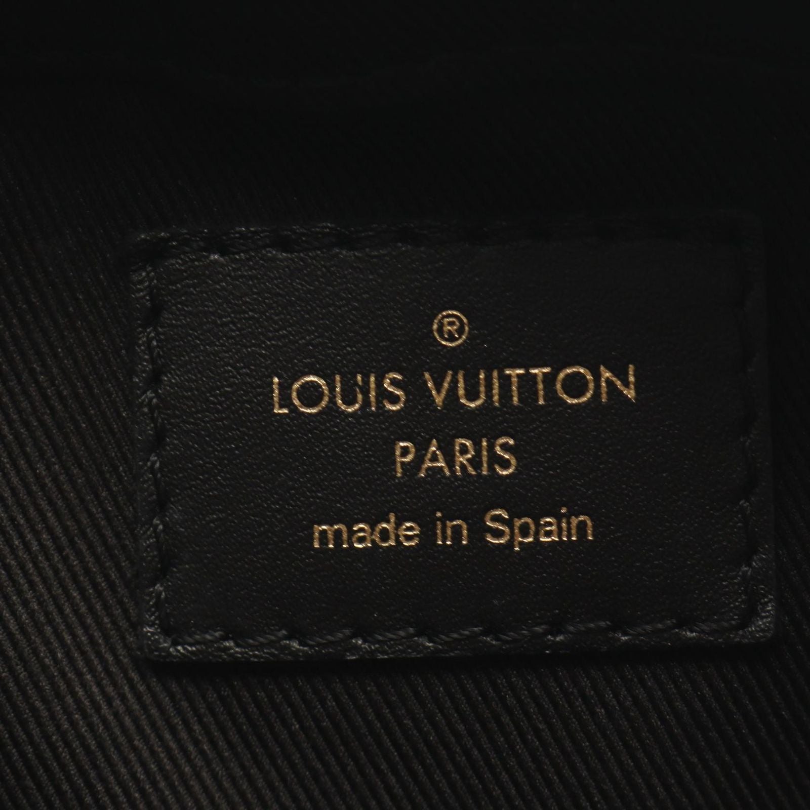 Louis Vuitton Shoulder Bag Saintonge Monogram Noir 2-Way Canvas Leather — view 4