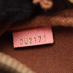 Louis Vuitton Handbag Mini Pochette Accessory Soir Porter Line Canvas Leather — view 5