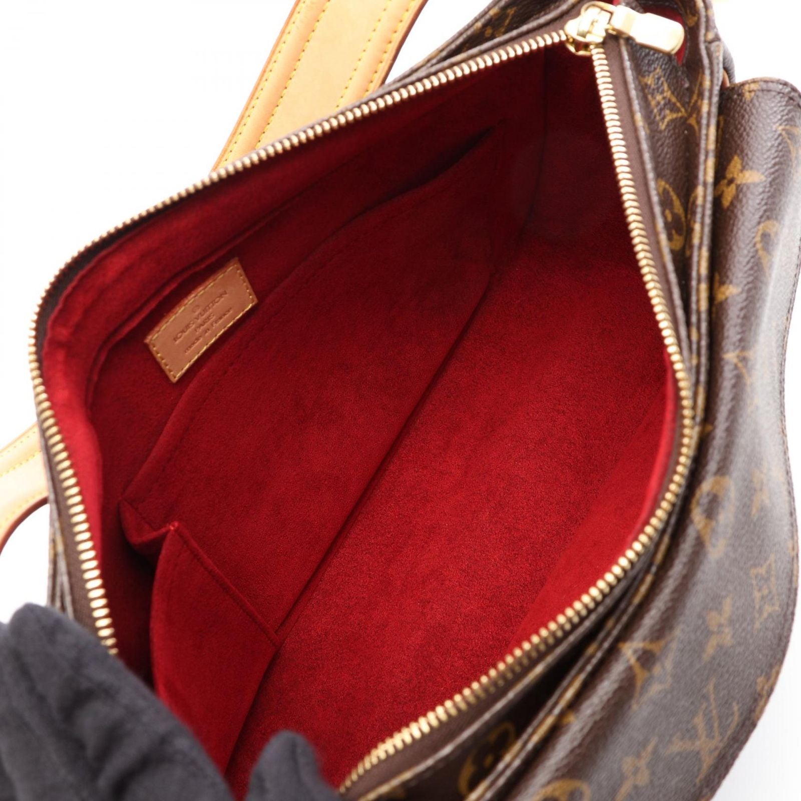 Louis Vuitton Shoulder Bag Viva Cite GM Monogram Canvas Leather — view 3